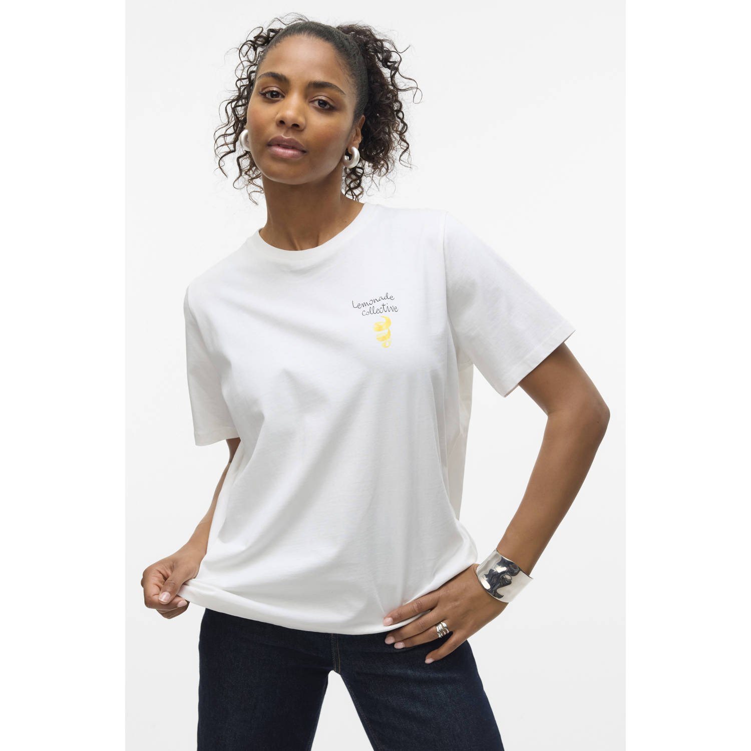 VERO MODA T-shirt ecru
