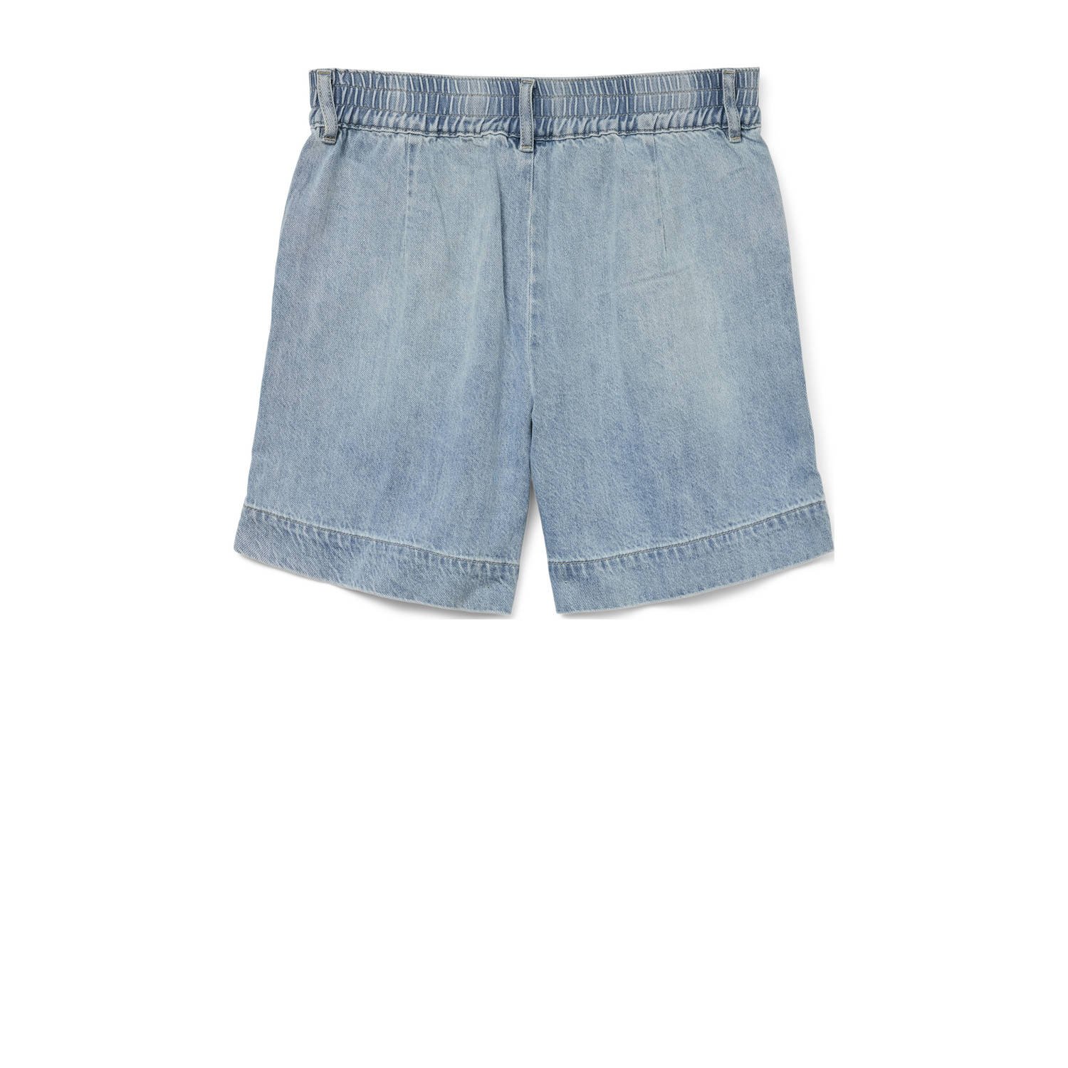 VERO MODA denim rechtvallend regular waist short blauw
