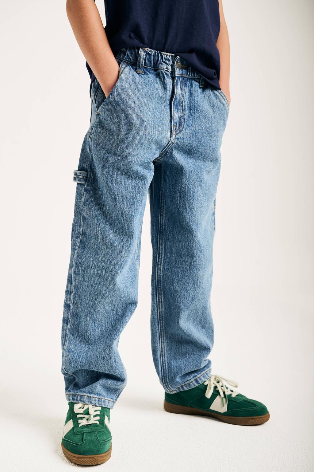 Medium blue denim jongens Tumble 'n Dry loose fit jeans van denim met regular waist