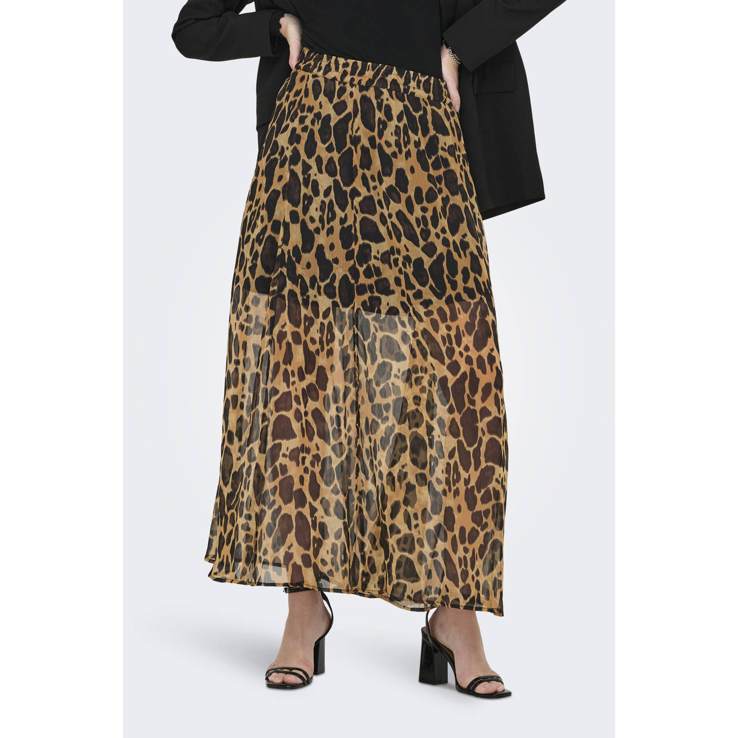 ONLY maxi rok bruin