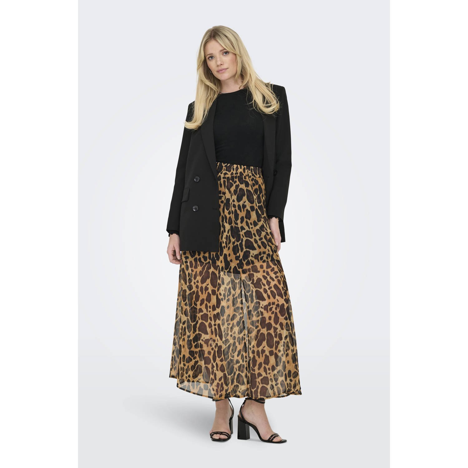 ONLY maxi rok bruin