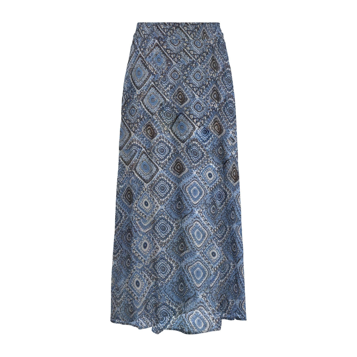 ONLY maxi rok grijsblauw