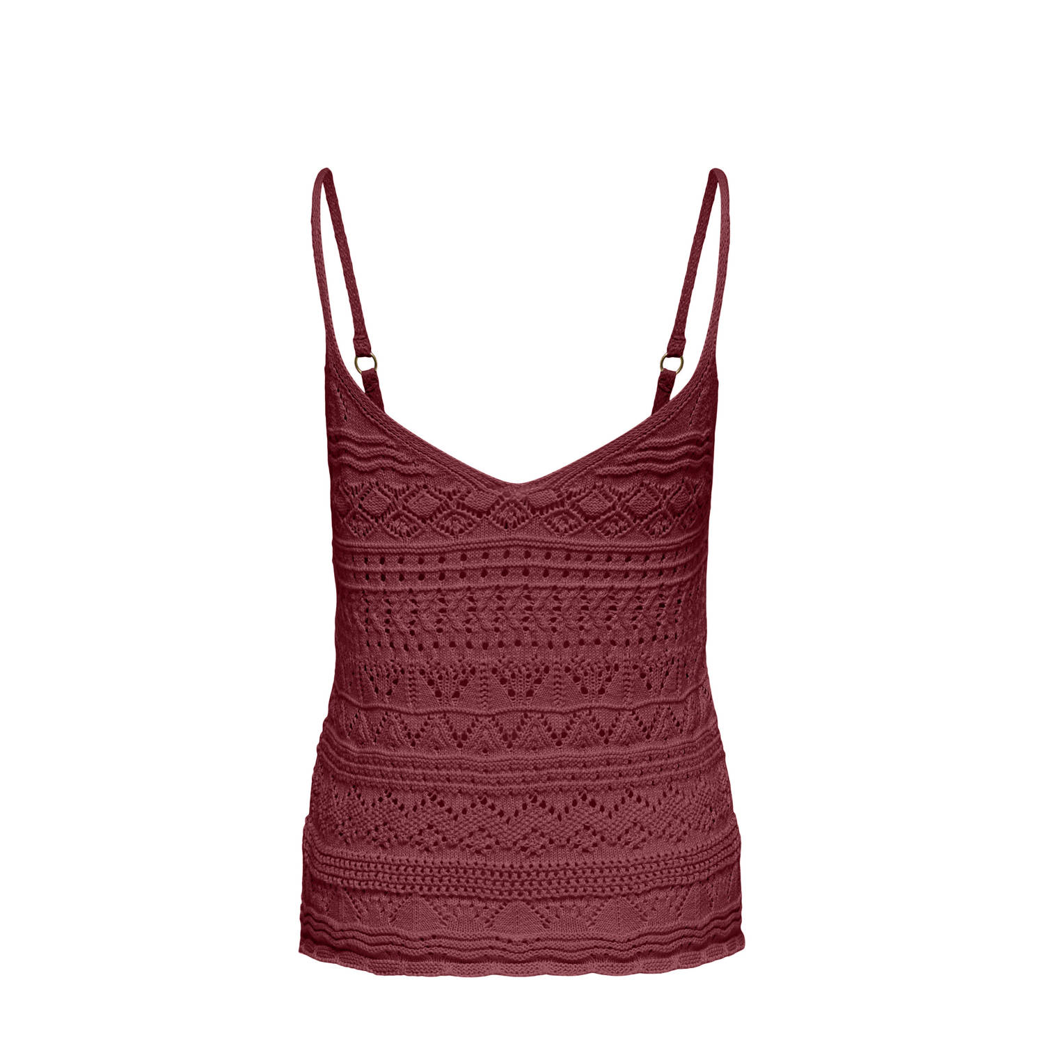 ONLY singlet donkerrood