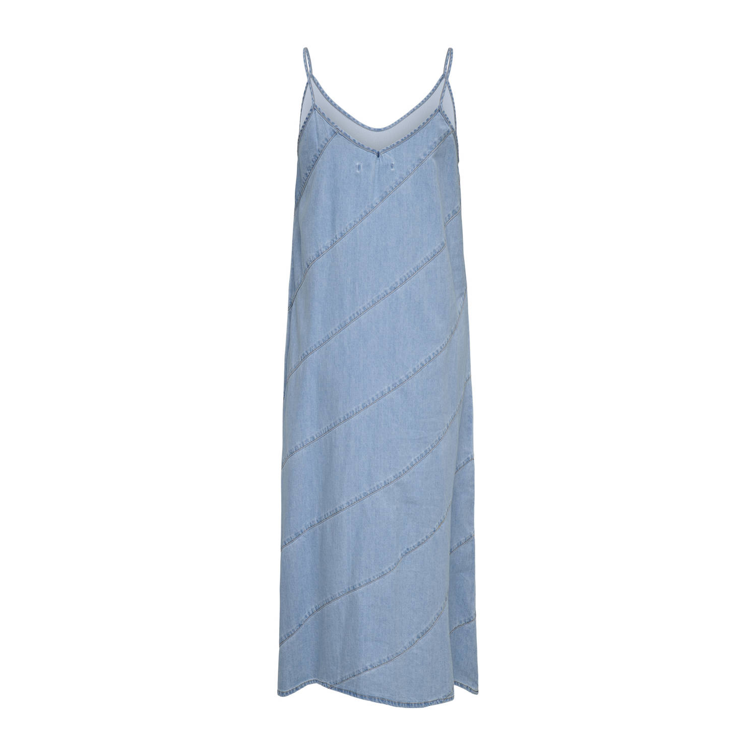 ONLY zomerjurk light blue denim