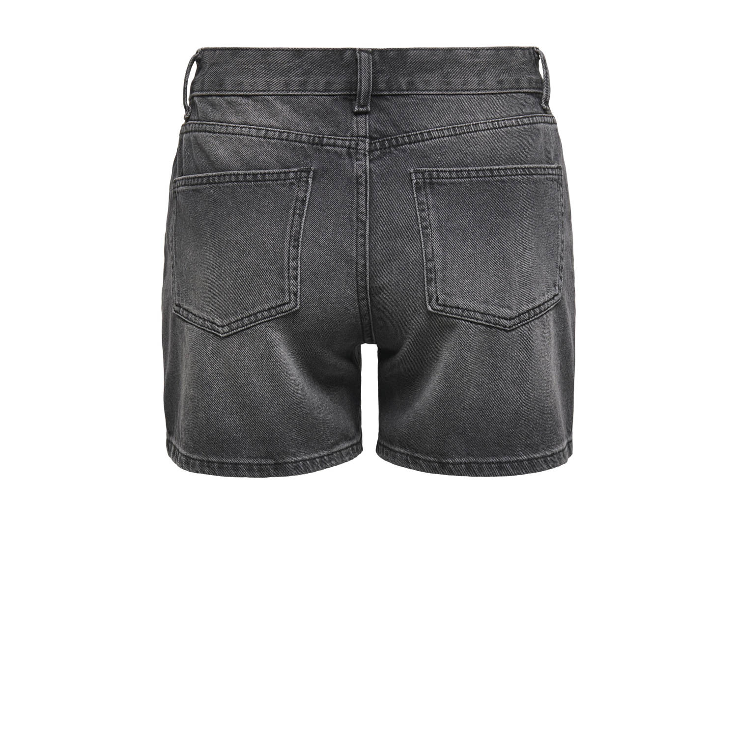 ONLY denim regular waist short black denim