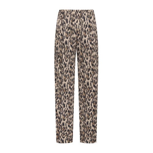 ONLY regular waist casual broek bruin afbeelding