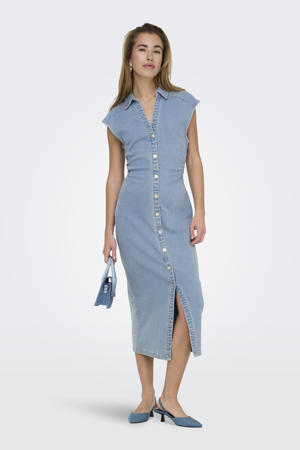 denim spijkerjurk light blue denim