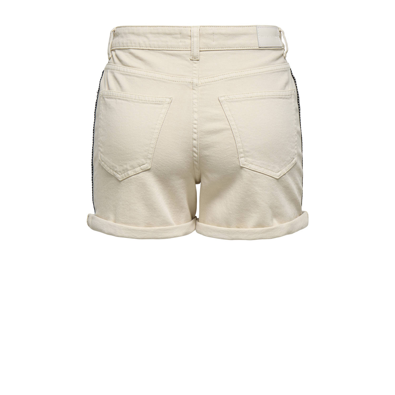ONLY denim regular waist short ecru