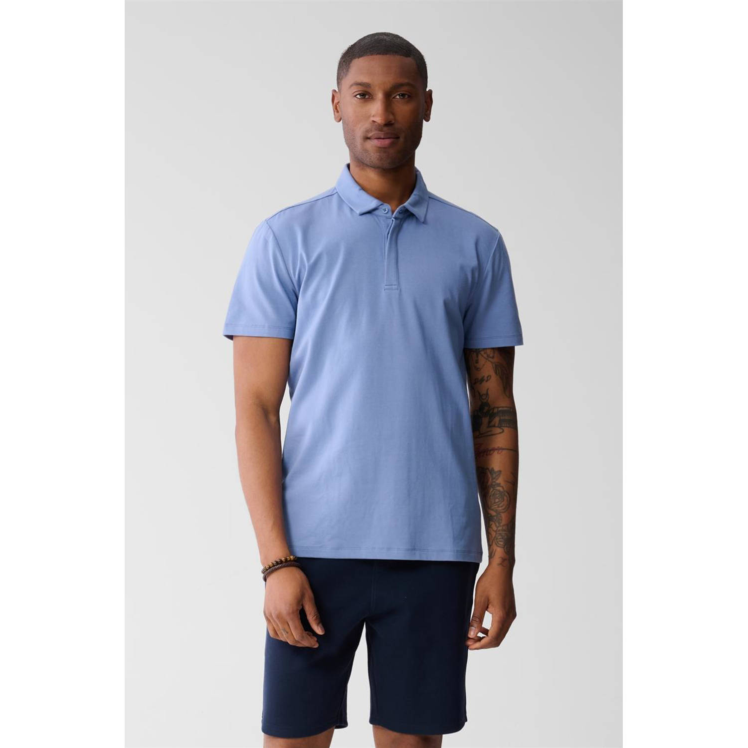 Shoeby regular polo blauw