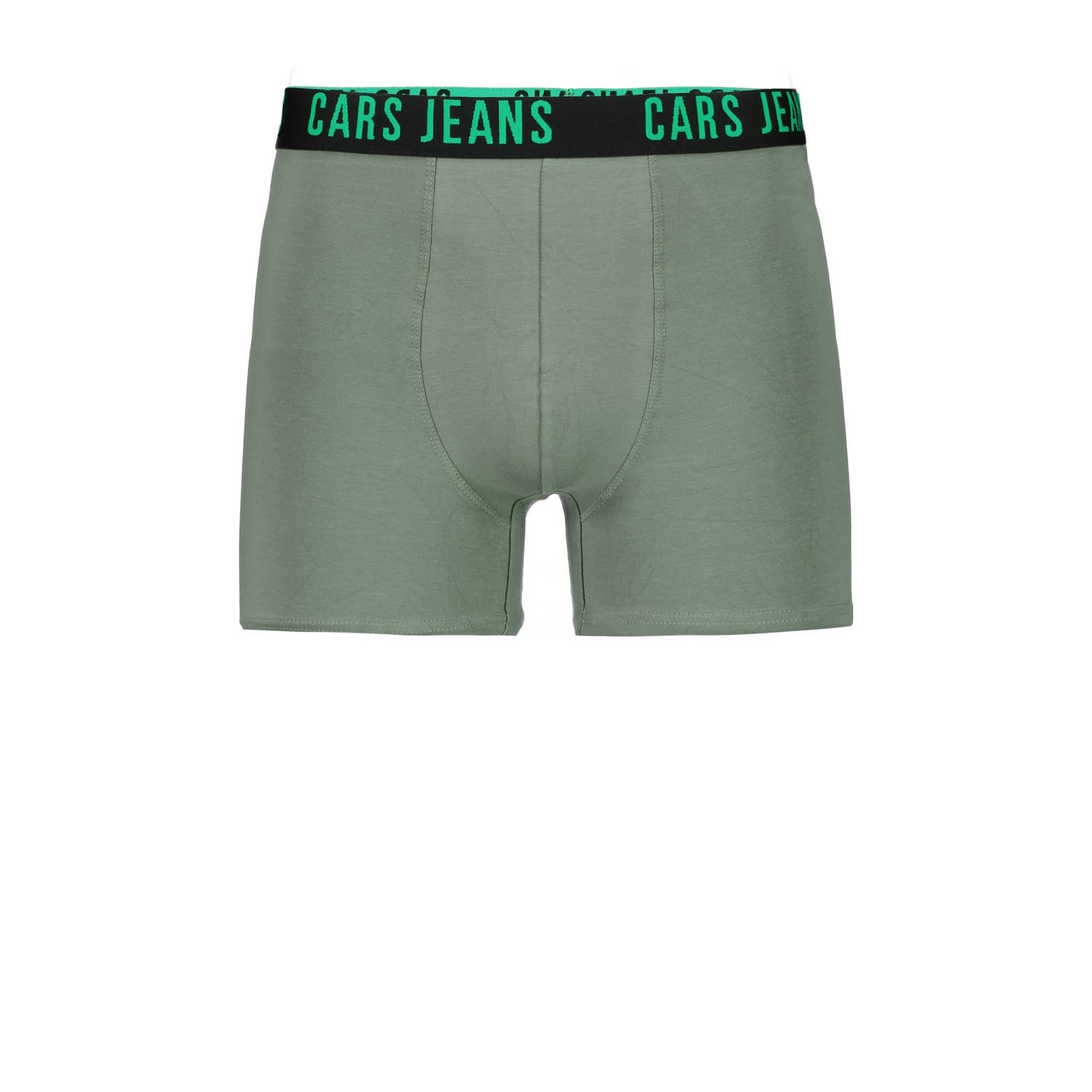 Cars boxershort set van 2 groen olijfgroen