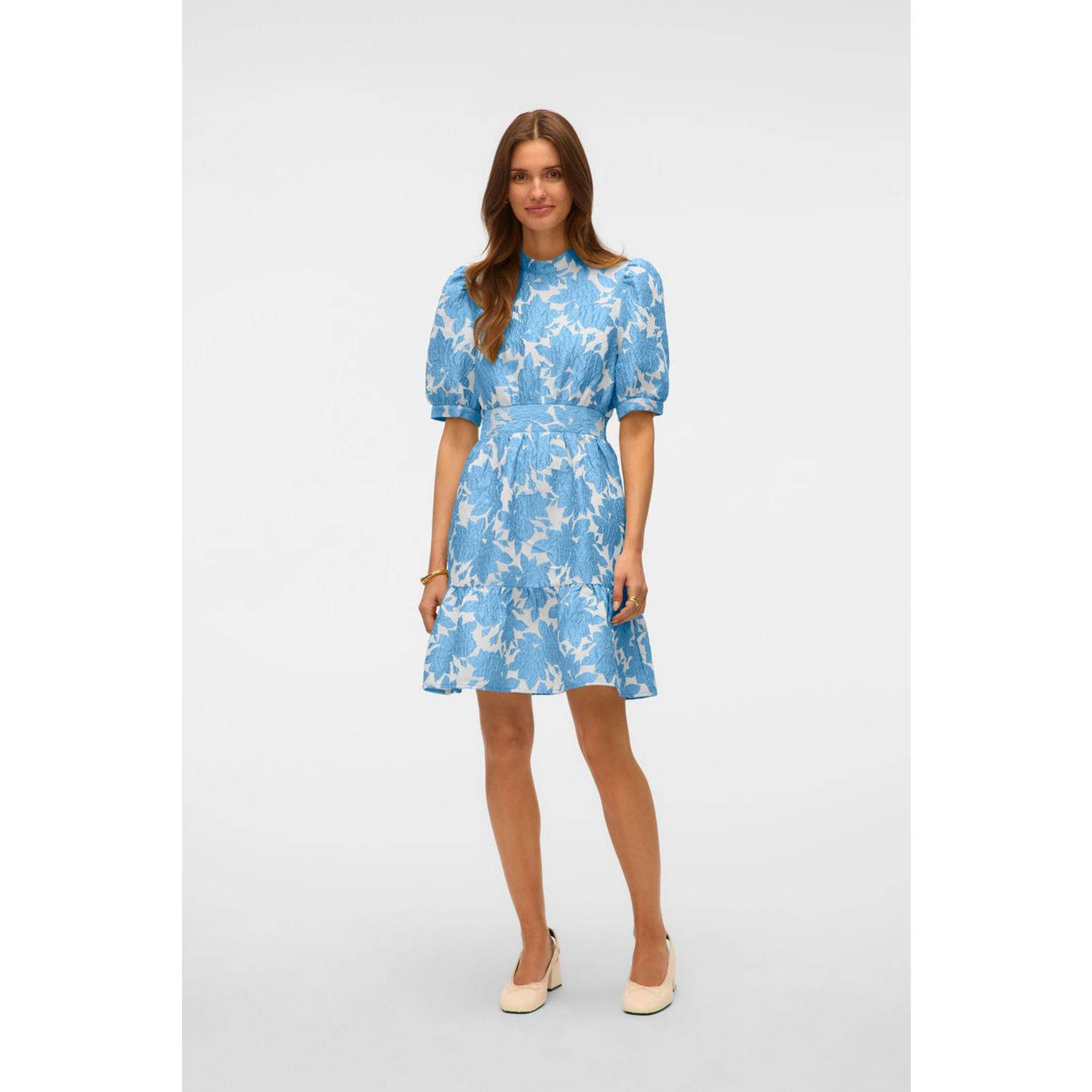 VERO MODA mini jurk blauw