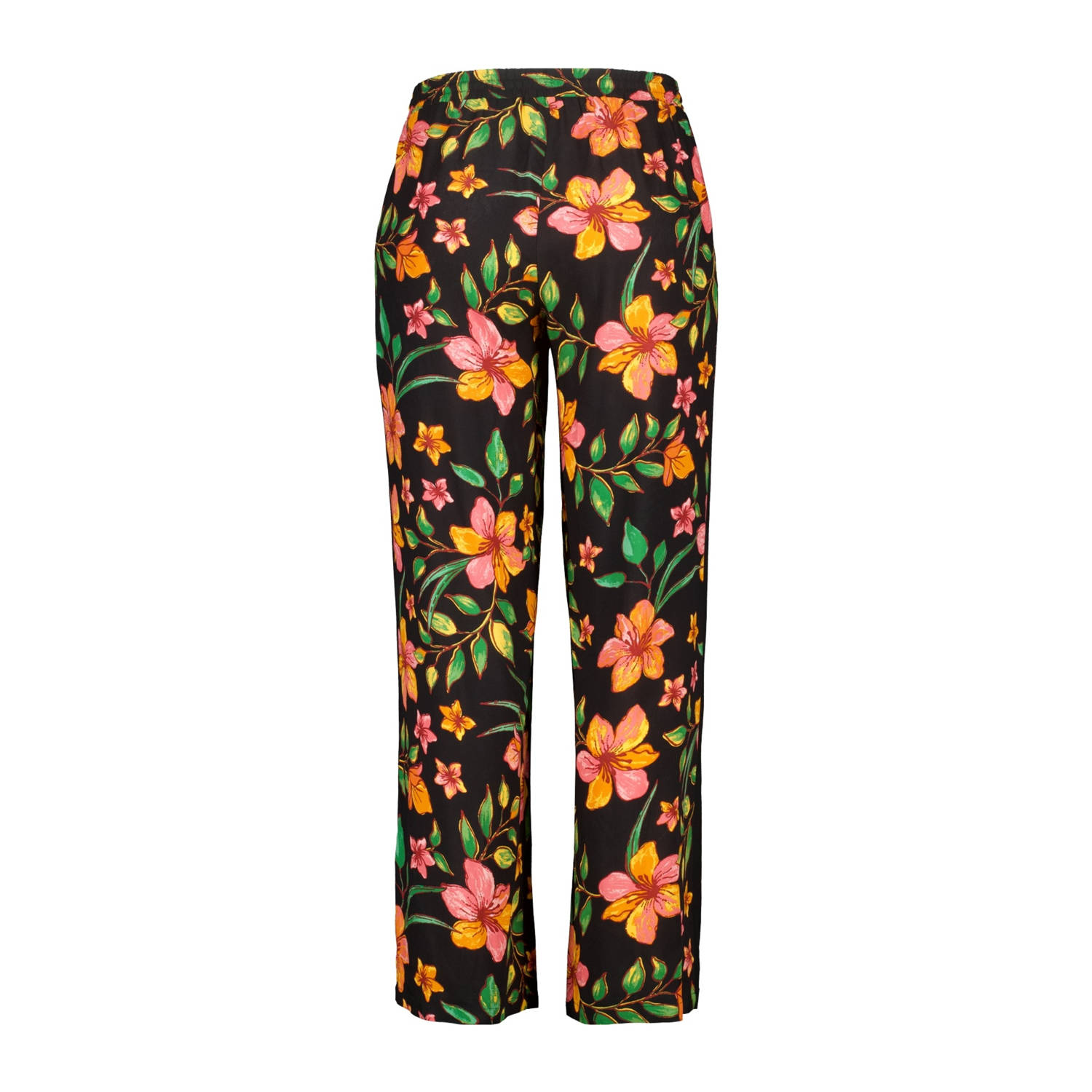 MS Mode straight regular waist casual broek oranje