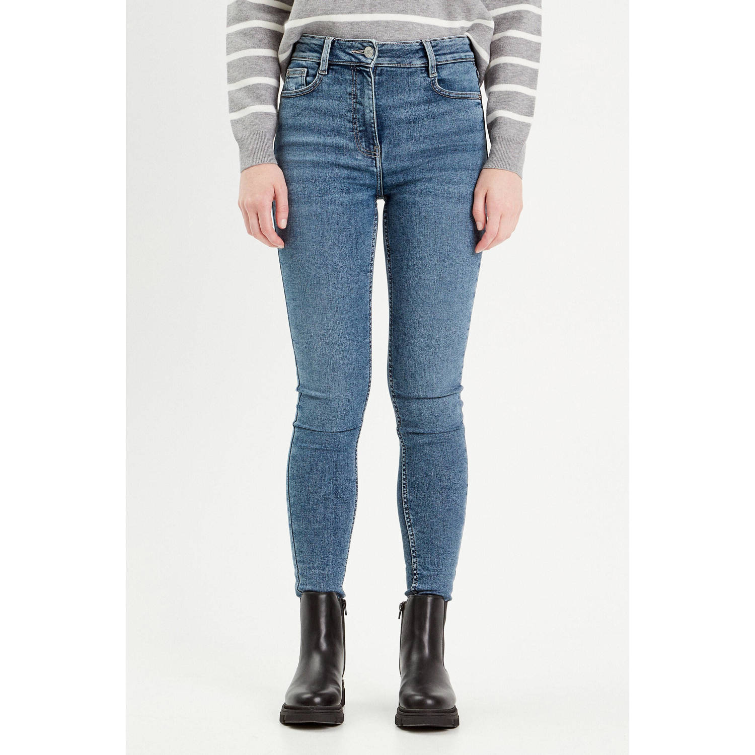 Cache skinny jeans medium blue denim