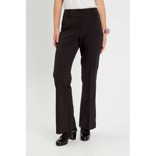 Cache Cache flared regular waist pantalon zwart afbeelding