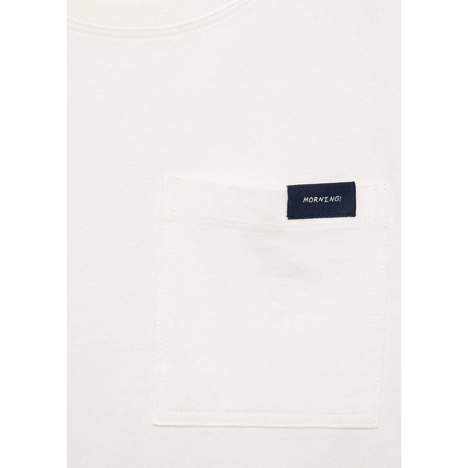 Mango Kids shortama lichtblauw wit