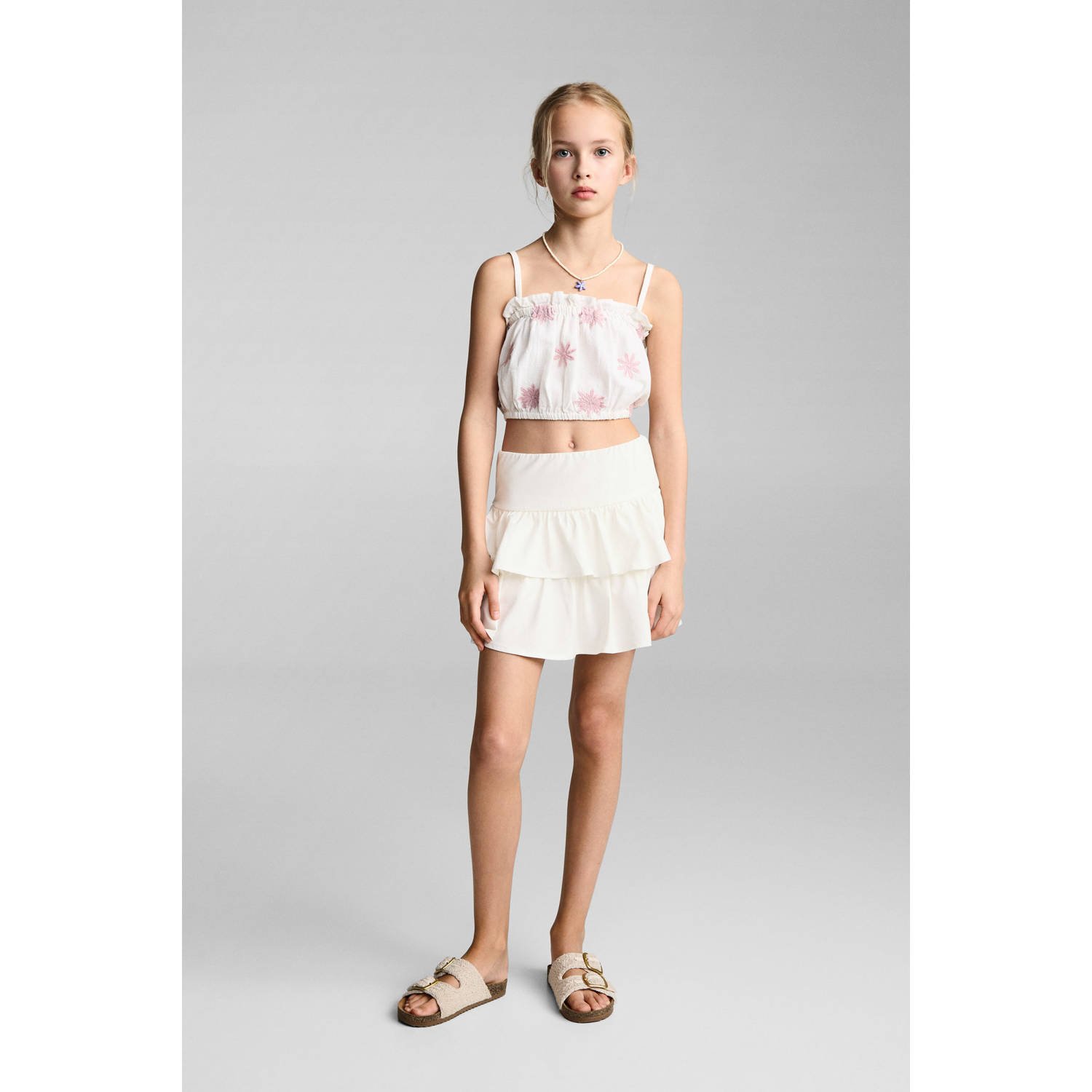 Mango Kids skort ecru