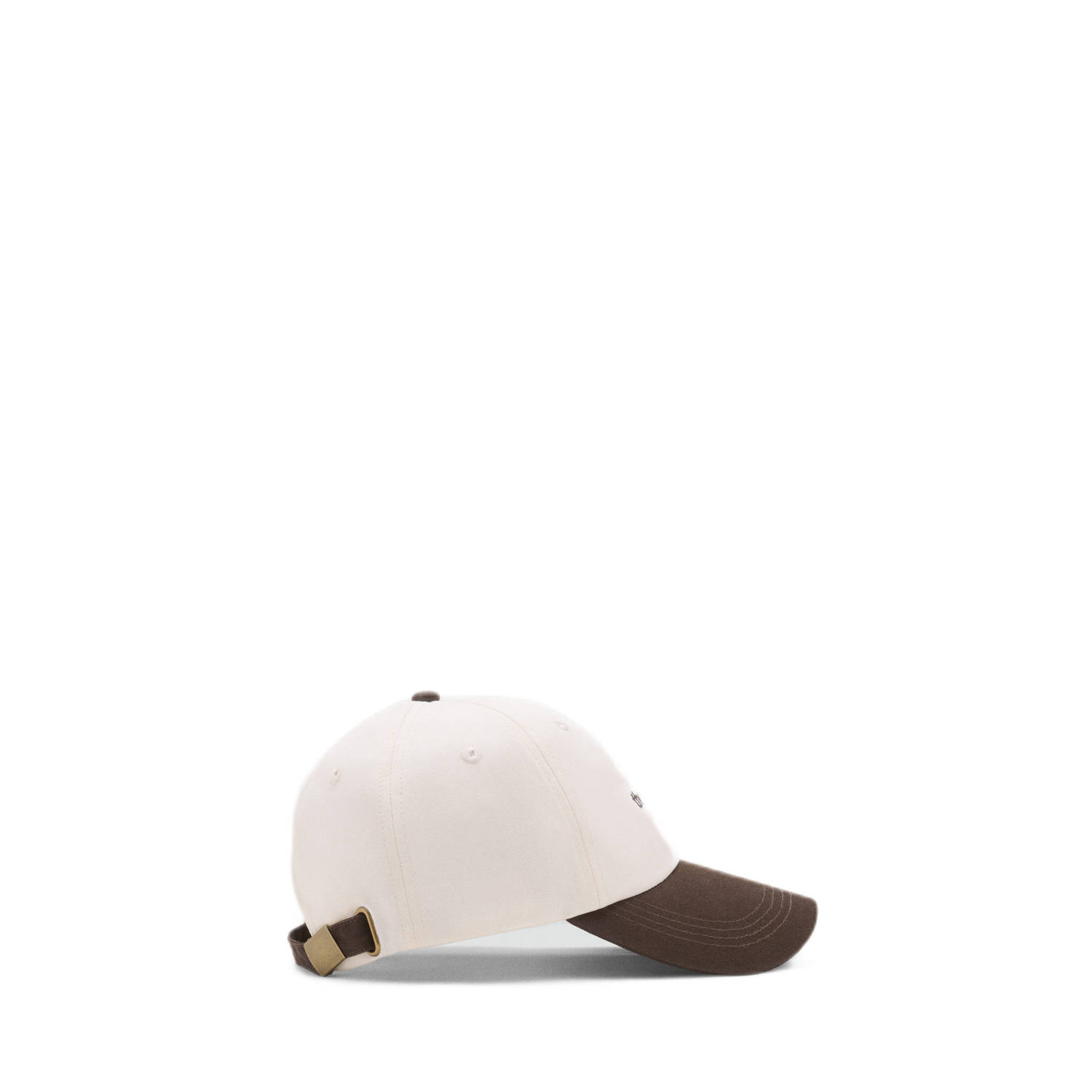 Mango pet met tekst beige bruin