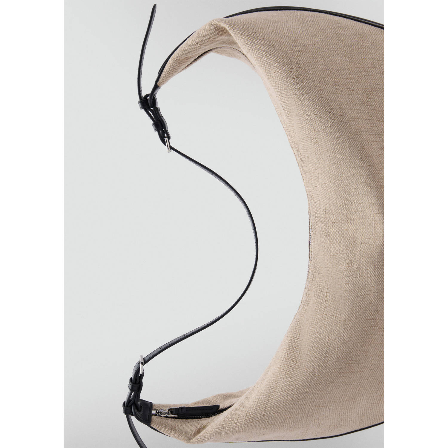 Mango schoudertas beige