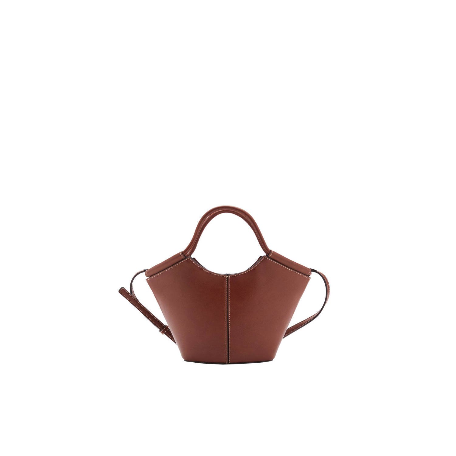 Mango crossbody tas bruin