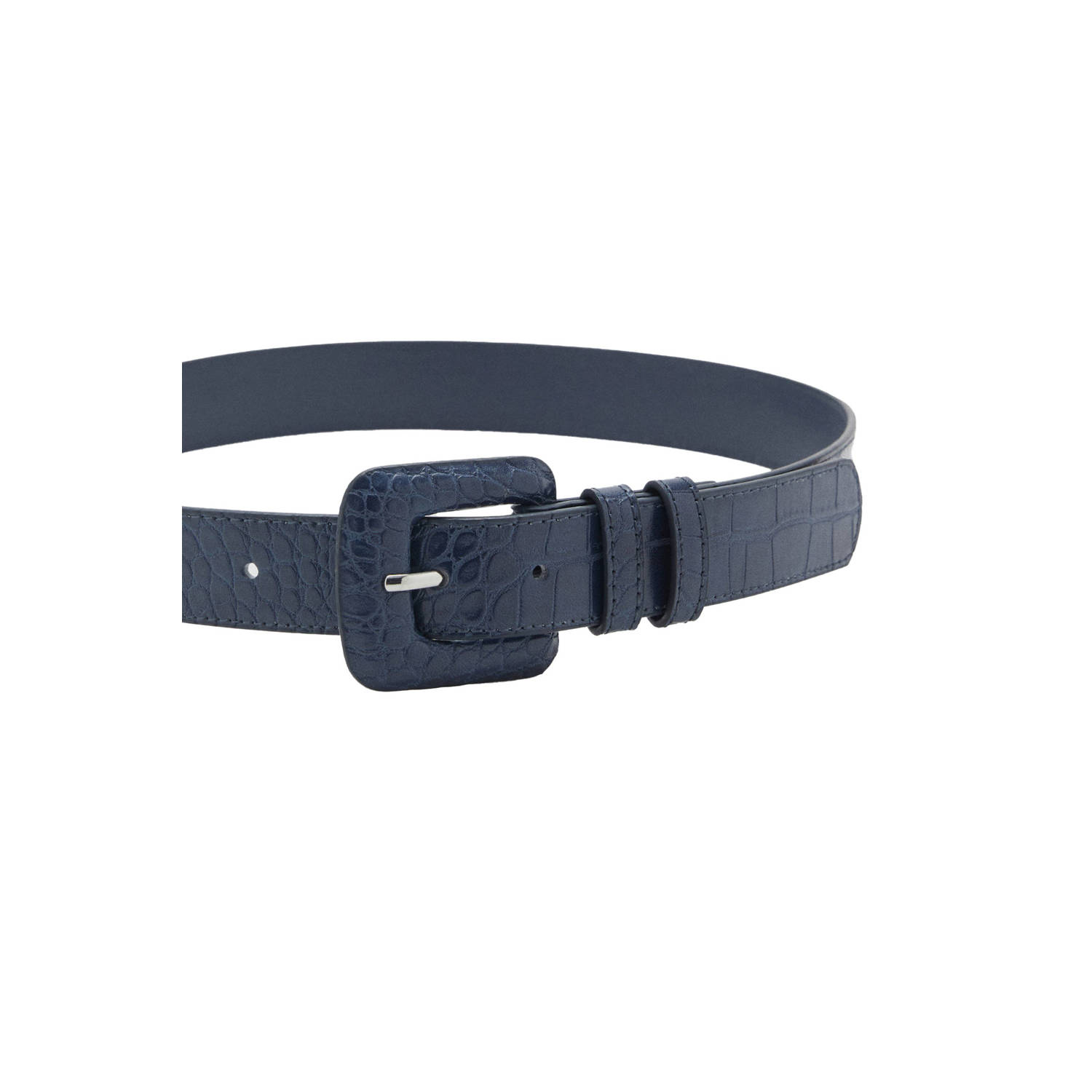 Mango riem blauw