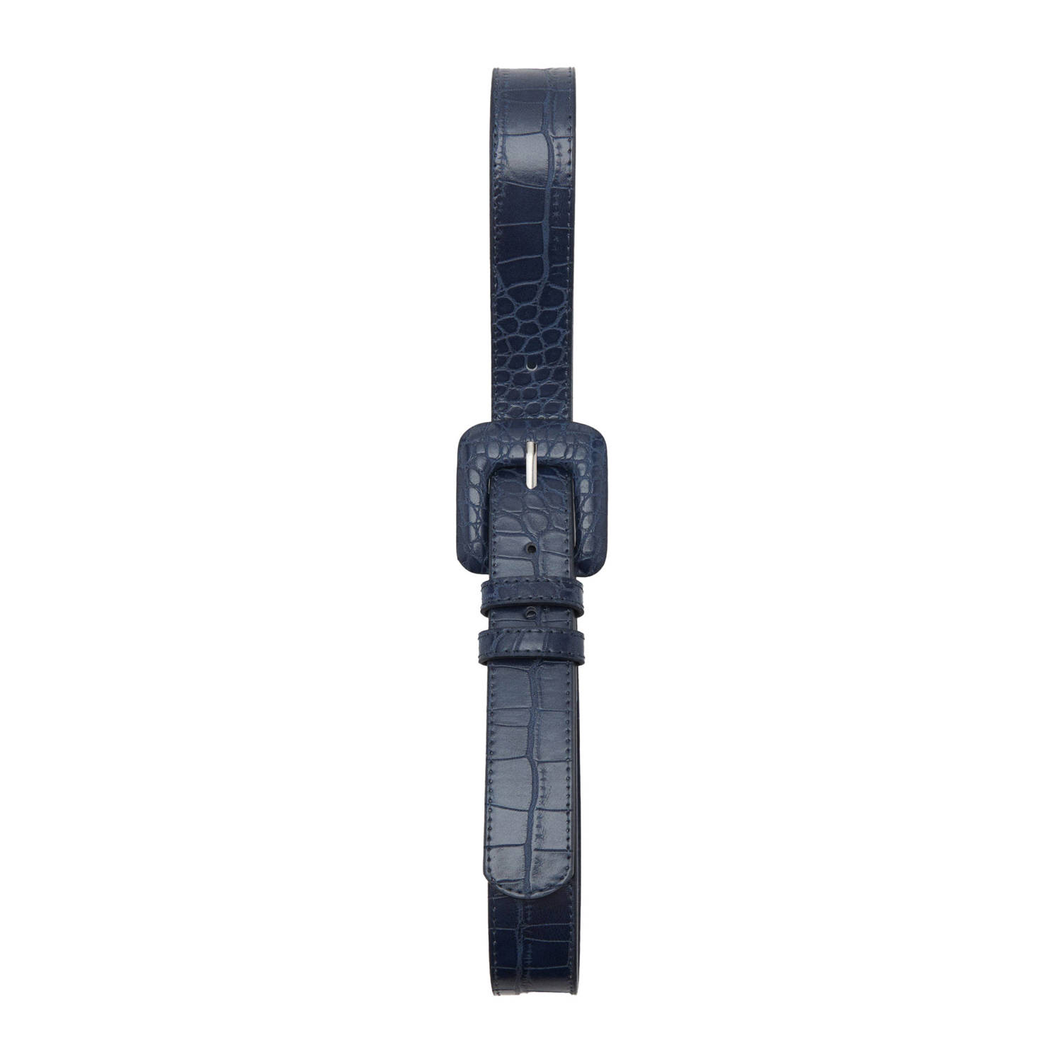 Mango riem blauw