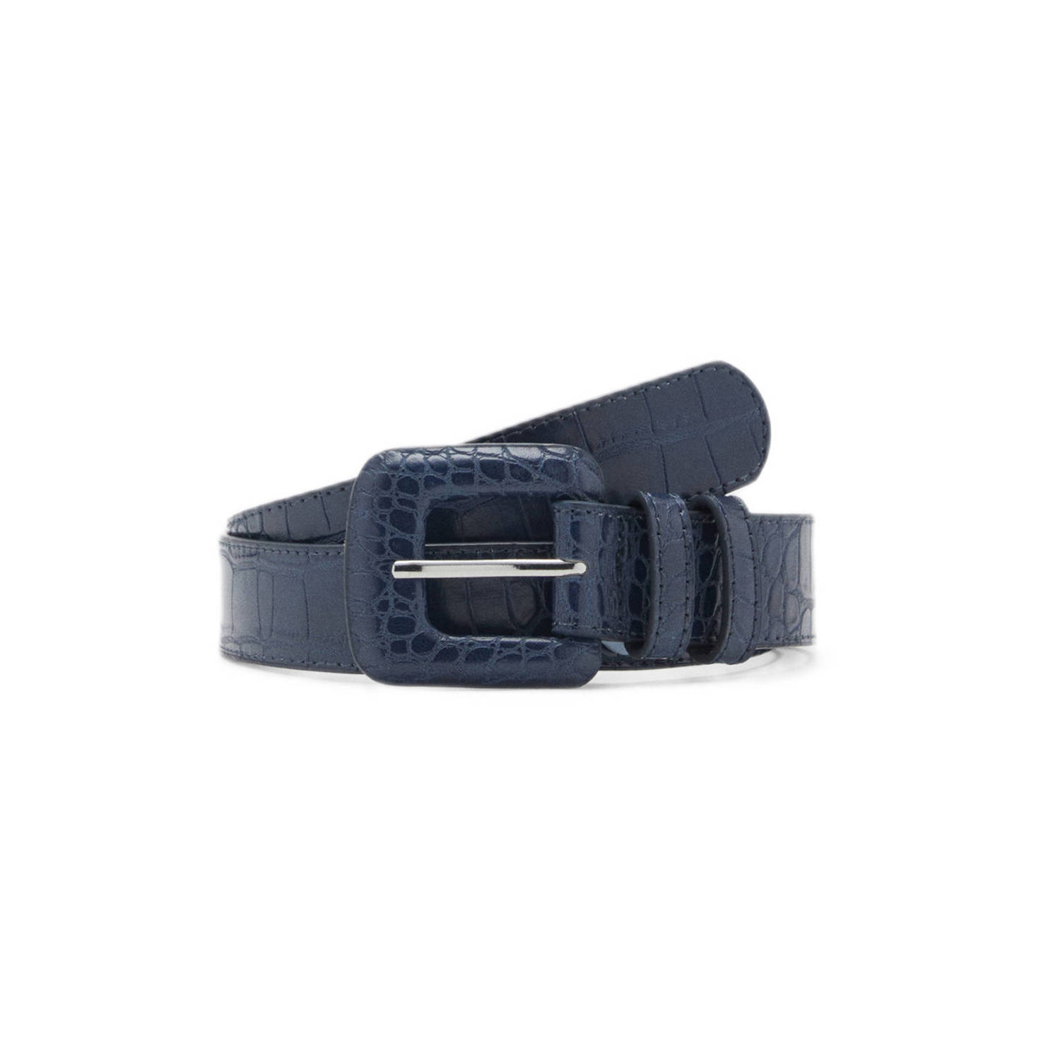 Mango riem blauw