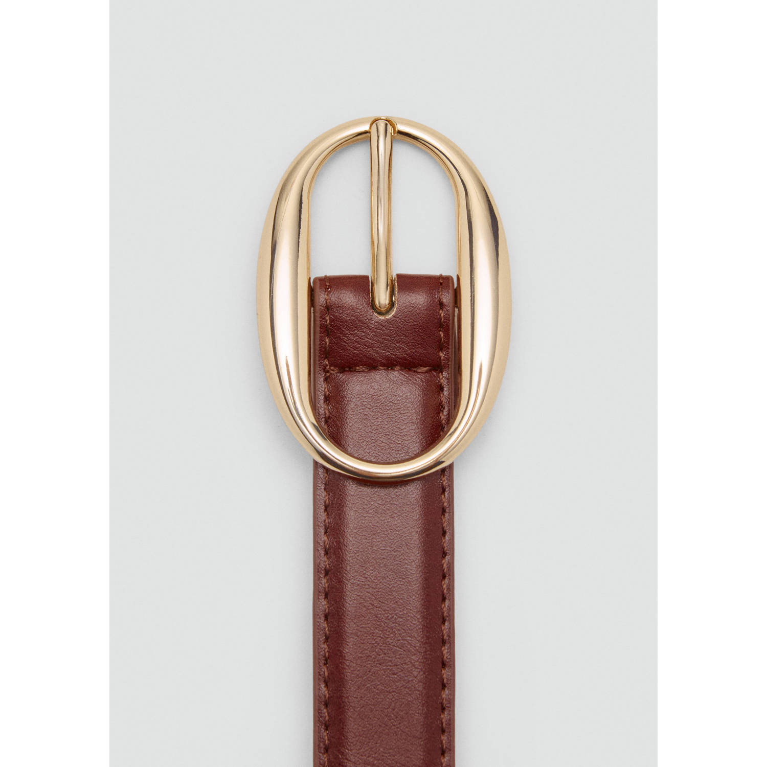 Mango riem bruin