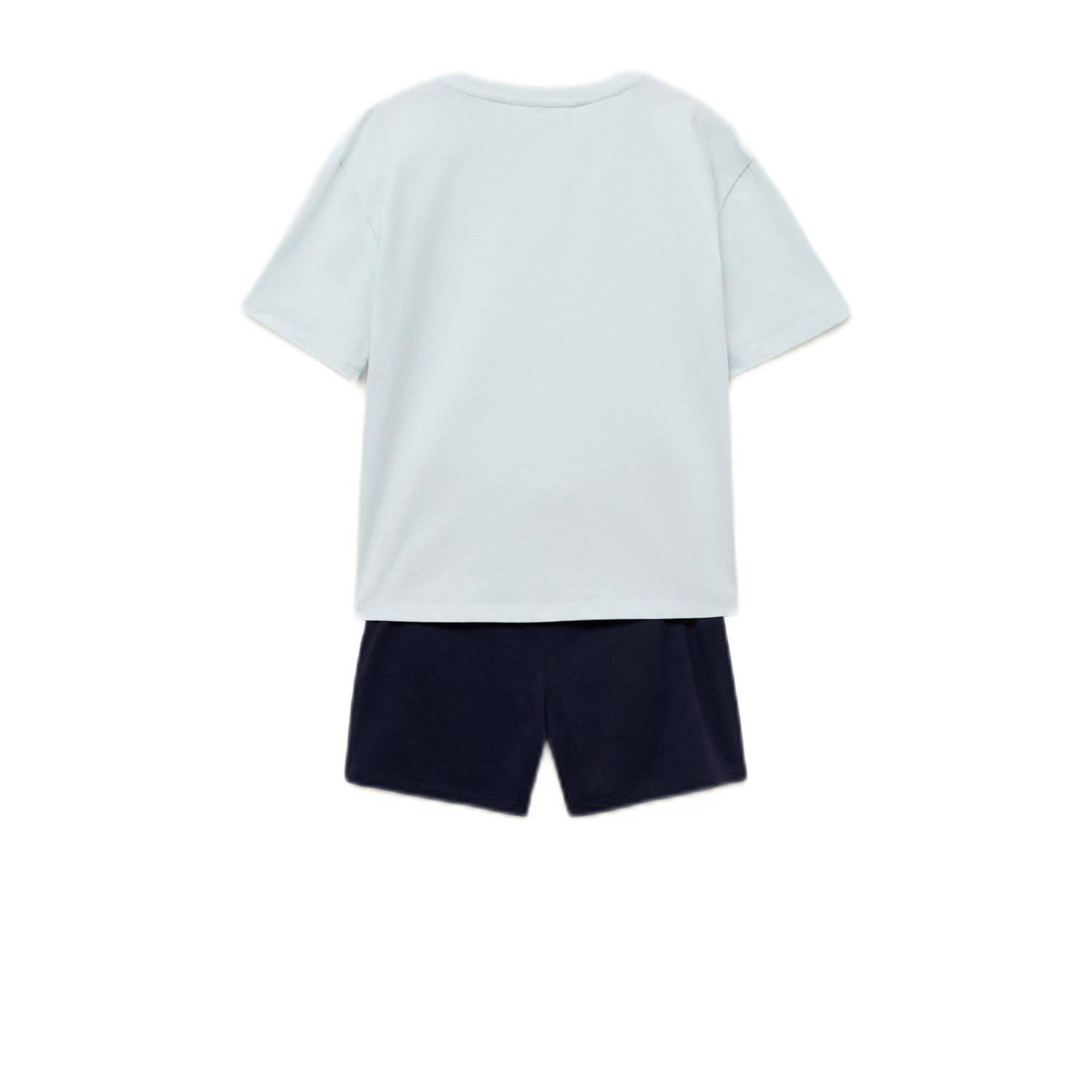 Mango Kids Sonic shortama donkerblauw lichtblauw