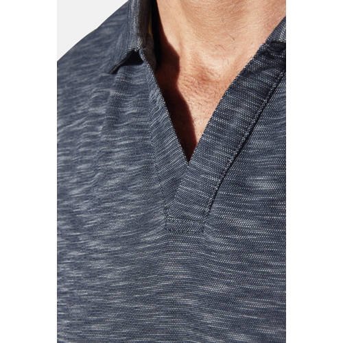 Jan Vanderstorm regular polo GISTUR Plus Size donkerblauw afbeelding