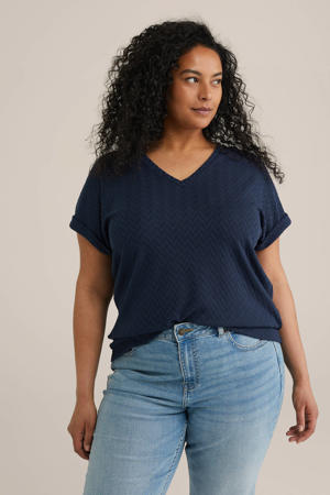 top donkerblauw