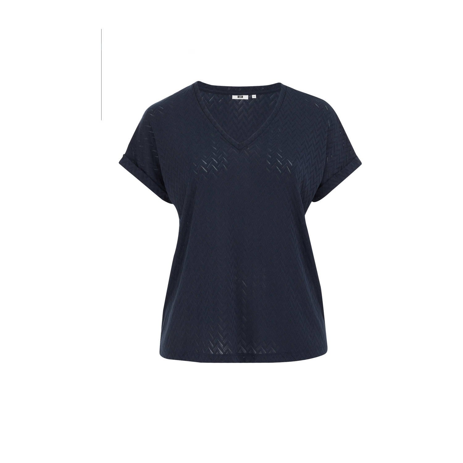 WE Fashion top donkerblauw