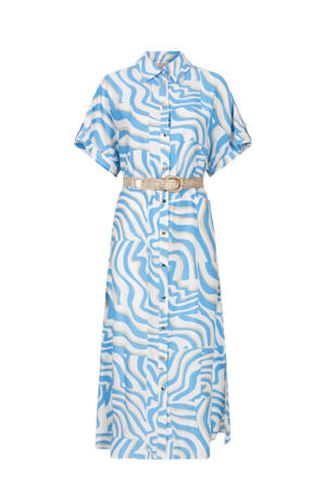maxi jurk blauw