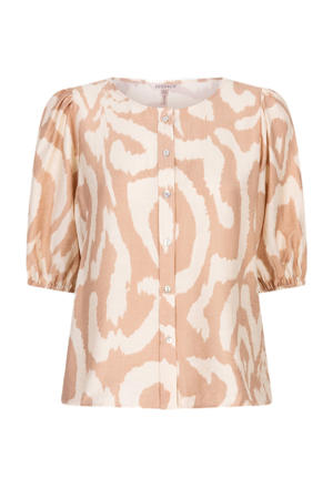 blouse lichtbruin