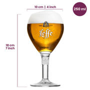 thumbnail: Leffe Bierglazen 250 ml - 6 Stuks
