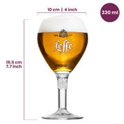 thumbnail: Leffe Bierglazen - 330 ml - 4 stuks