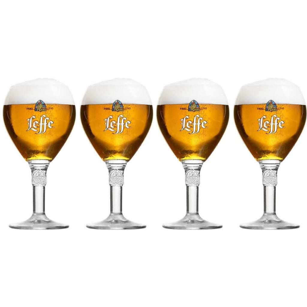 Leffe Bierglazen - 330 ml - 4 stuks