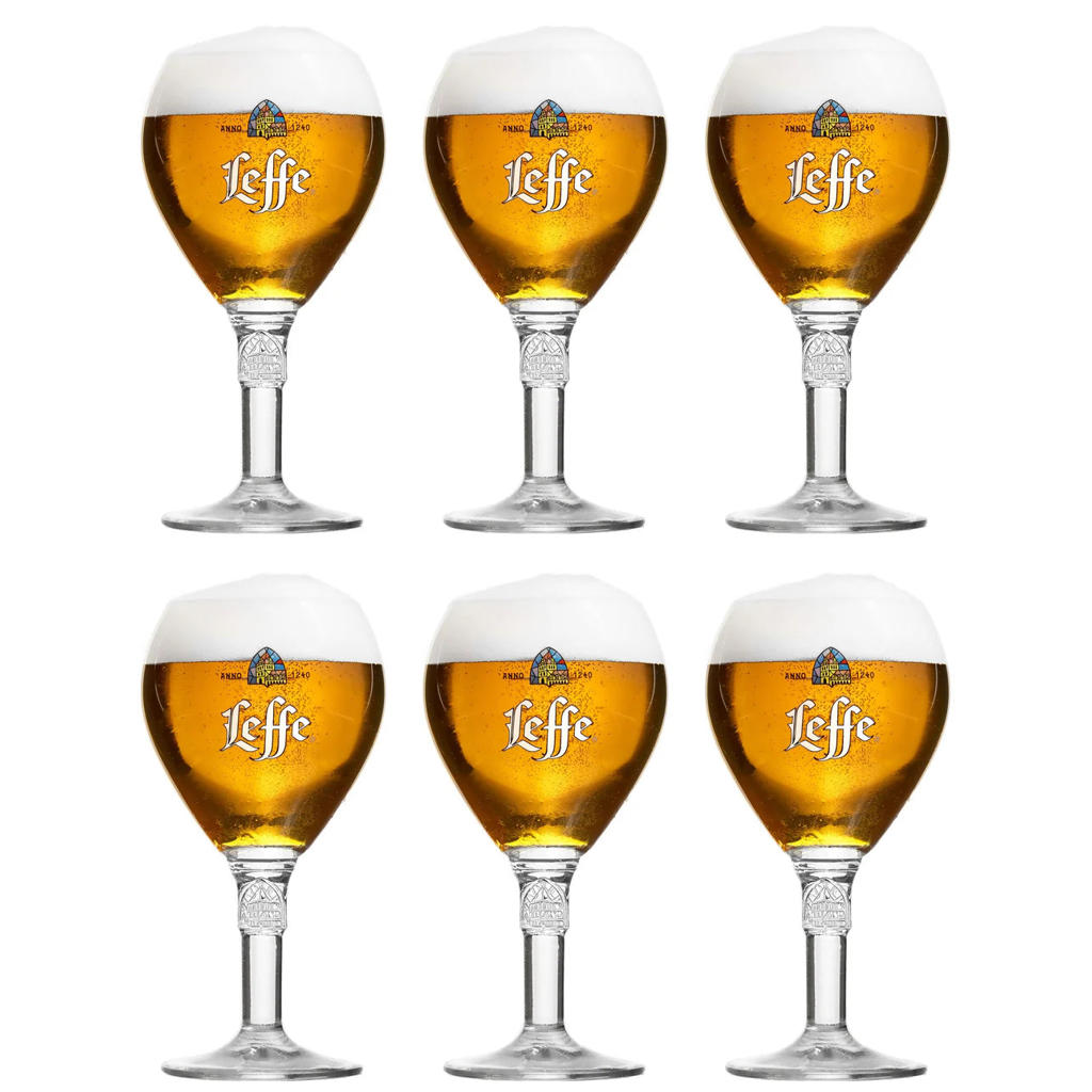 Leffe Bierglazen 330 ml - 6 Stuks
