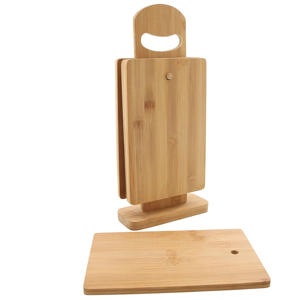 Snijplank set Organic en Bamboe 5-Delig