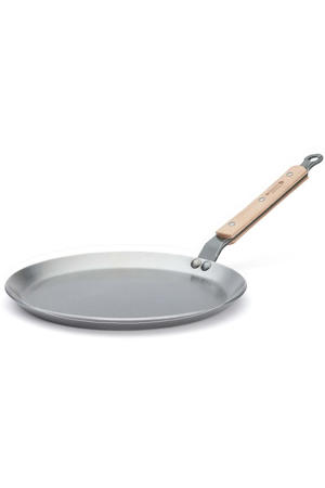  pannenkoekenpan / Crepepan Mineral B Hout - ø 24 cm - zonder antiaanbaklaag
