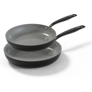 Koekenpannenset Ø 24 & 28 cm – Grijs