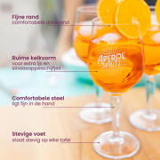 thumbnail: Aperol Spritz Glazen - 450 ml - Officieel Glas - 6 stuks