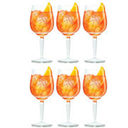 thumbnail: Aperol Spritz Glazen - 450 ml - Officieel Glas - 6 stuks