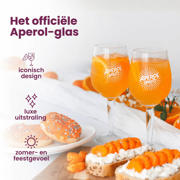 thumbnail: Aperol Spritz Glazen - 450 ml - Officieel Glas - 6 stuks