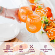thumbnail: Aperol Spritz Glazen - 450 ml - Officieel Glas - 6 stuks