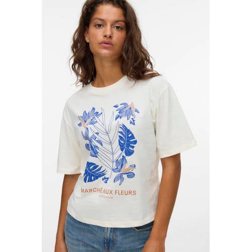 VERO MODA T-shirt antiek cremewit afbeelding