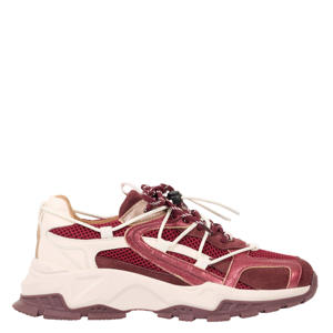 ISOLA chunky leren sneakers bordeaux