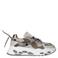 DWRS Saturnus teddy chunky suède sneakers grijs