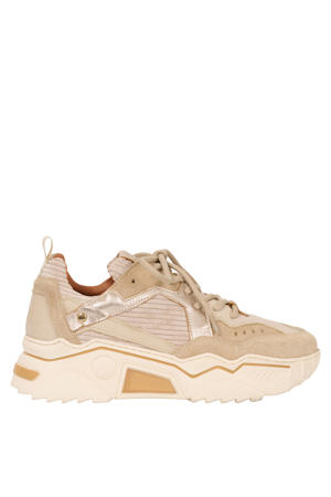 PLUTO corduroy chunky sneakers beige
