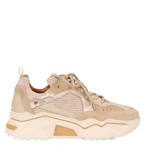 DWRS PLUTO corduroy chunky sneakers beige afbeelding