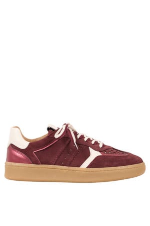 Mirabel suède sneakers bordeaux